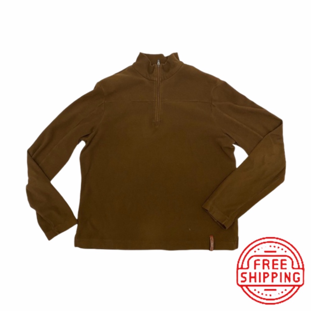 REI Brown Pullover Fleece Shirt